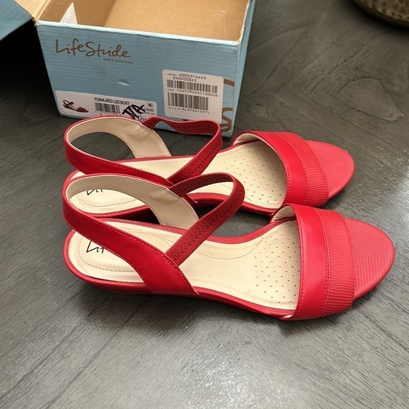 LifeStride Yuma Red Liz/Silky - Picture 4 of 6